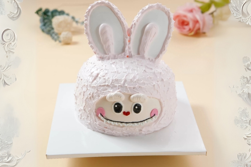 bánh kem màu hồng 16