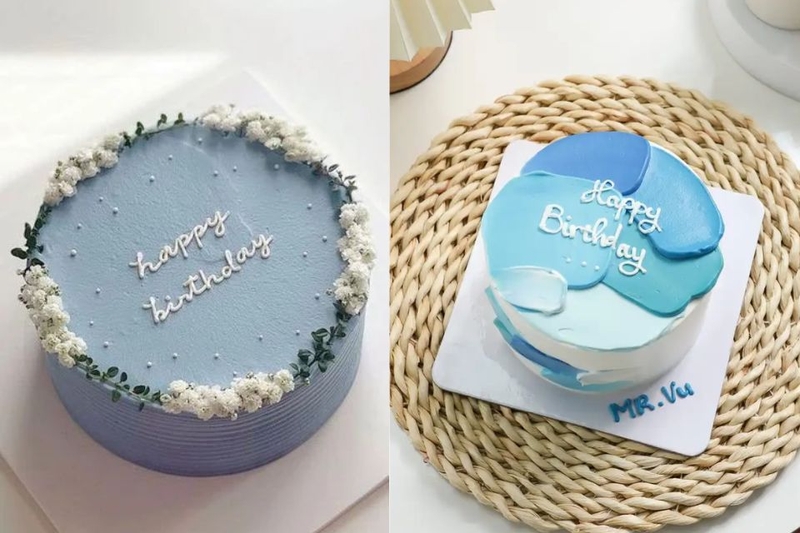 Ý nghĩa của màu xanh dương trong bánh kem
