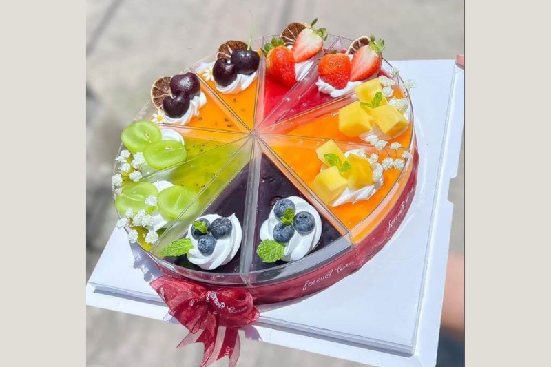 Ý tưởng trang trí bánh Panna Cotta sinh nhật độc đáo
