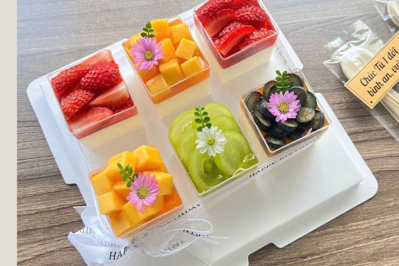 Gợi ý những mẫu bánh Panna Cotta đẹp dành cho sinh nhật