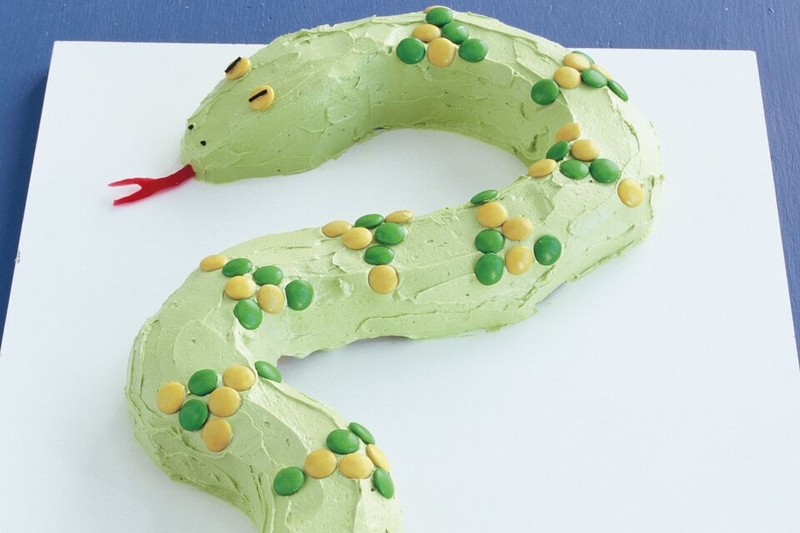 bánh kem con rắn 2