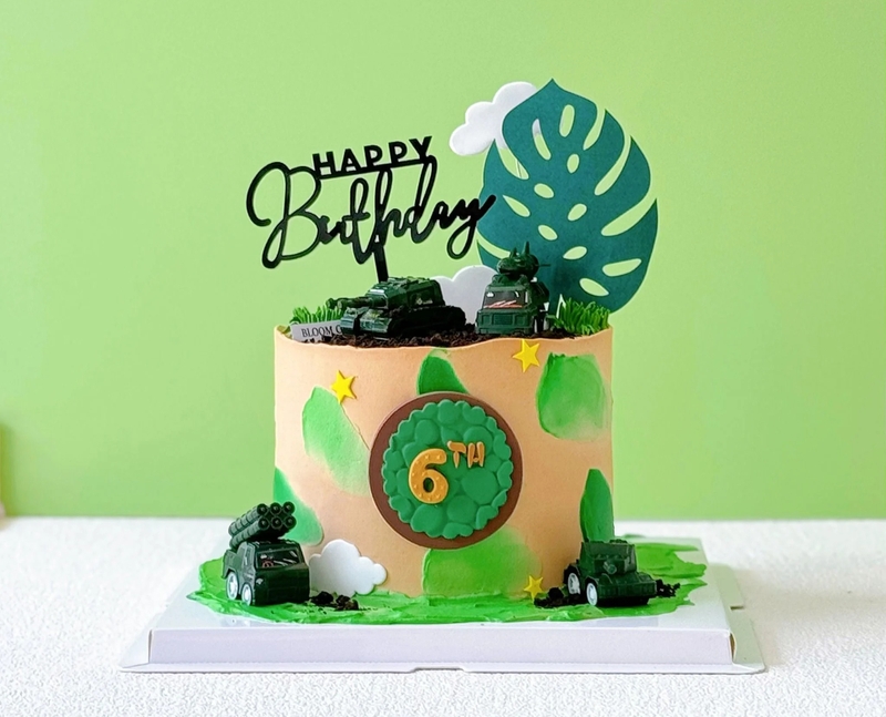 bánh kem xe tăng 16