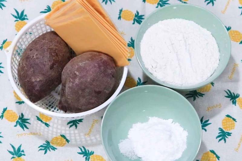 Bánh khoai lang tím nhân phô mai 2