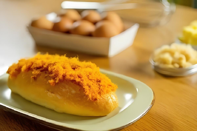 Bánh mì chà bông đơn giản nhất