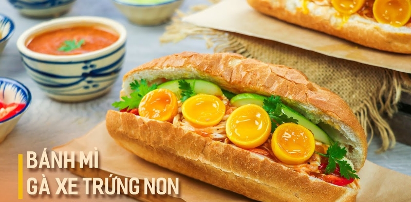 bánh mì gà xé 2