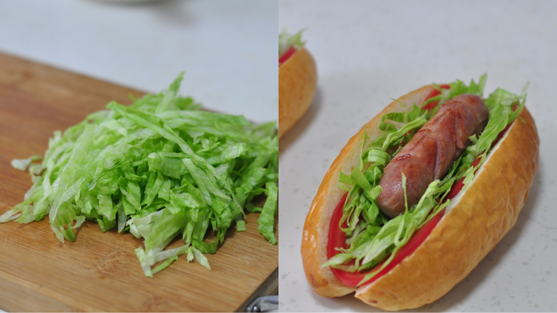 bánh mì kẹp xúc xích 2