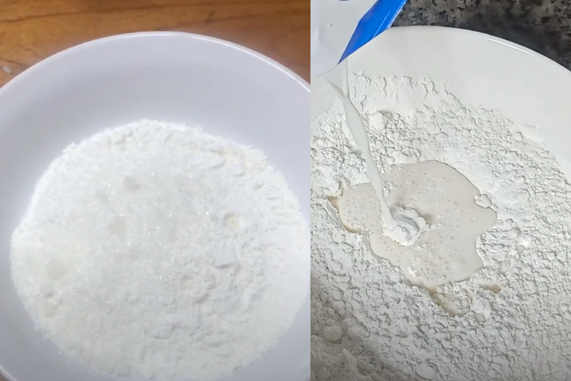 Bánh mì táo bằng nồi chiên không dầu (2)