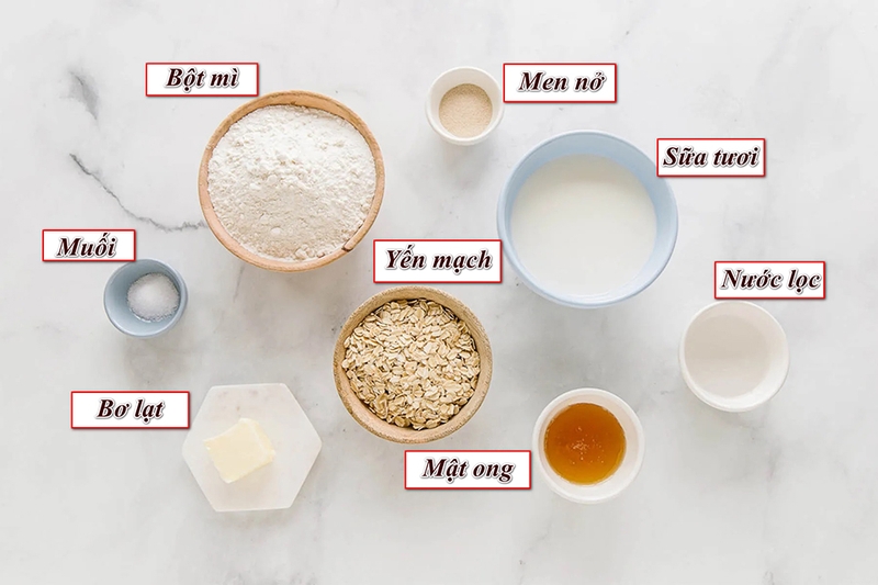 Bánh mì mật ong yến mạch - 08