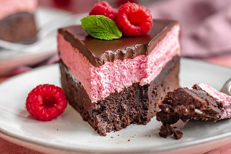 Bánh mousse hoa đậu biếc - 02