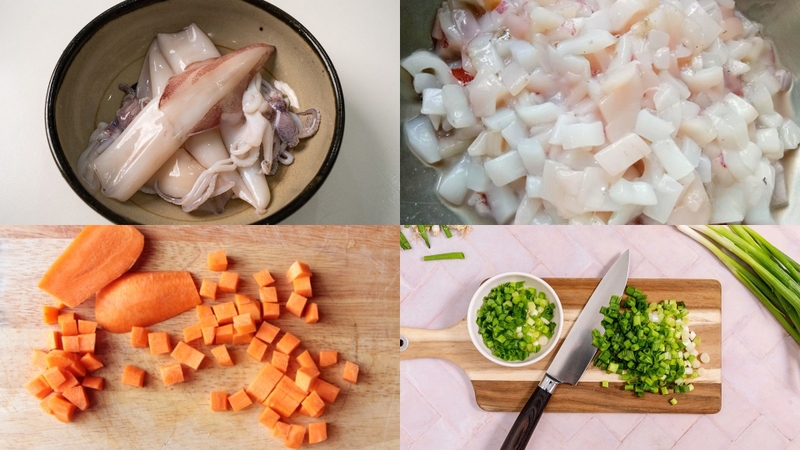 Bước 1: Sơ chế nguyên liệu