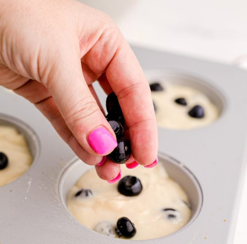 Bánh muffin việt quất - 05