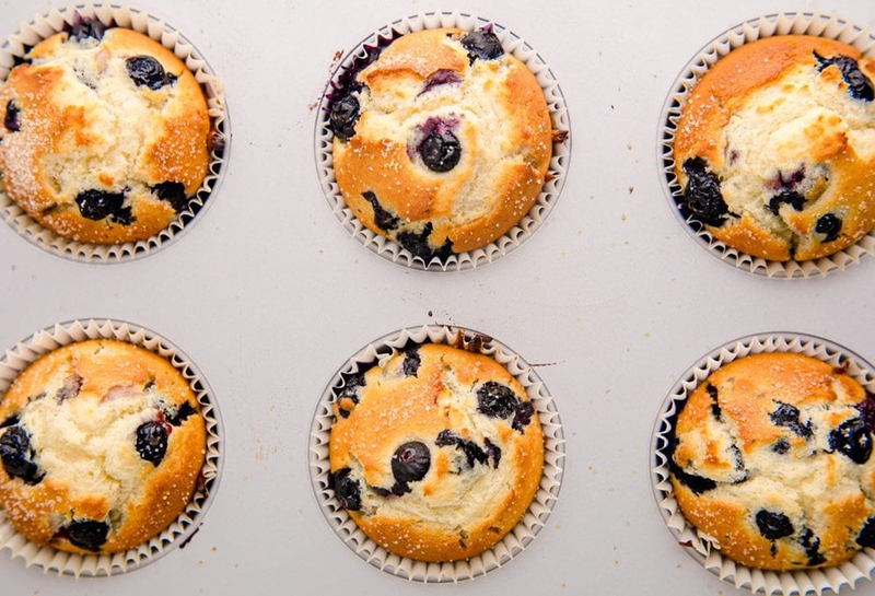 Bánh muffin việt quất - 02