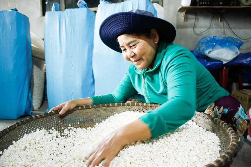 nguyen lieu lam banh no