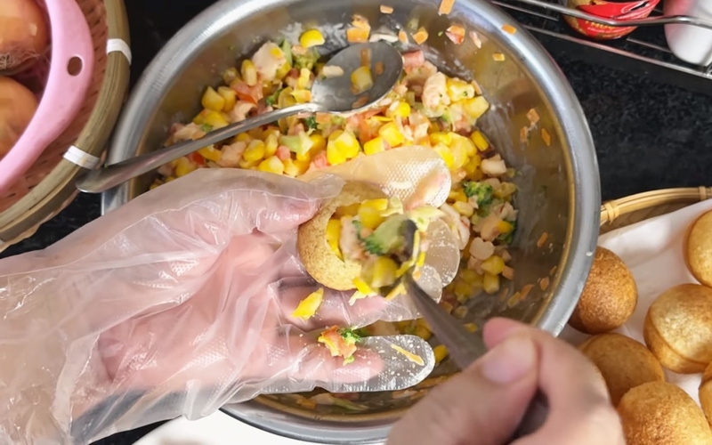 bánh pani puri hình 13
