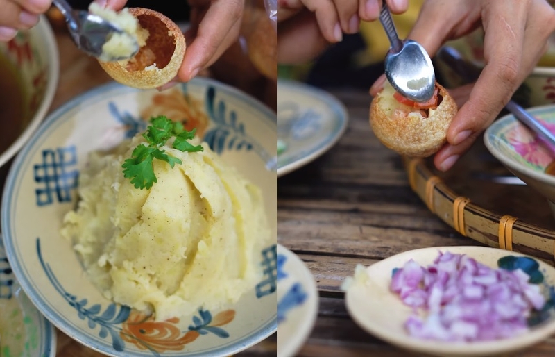 bánh pani puri hình 7