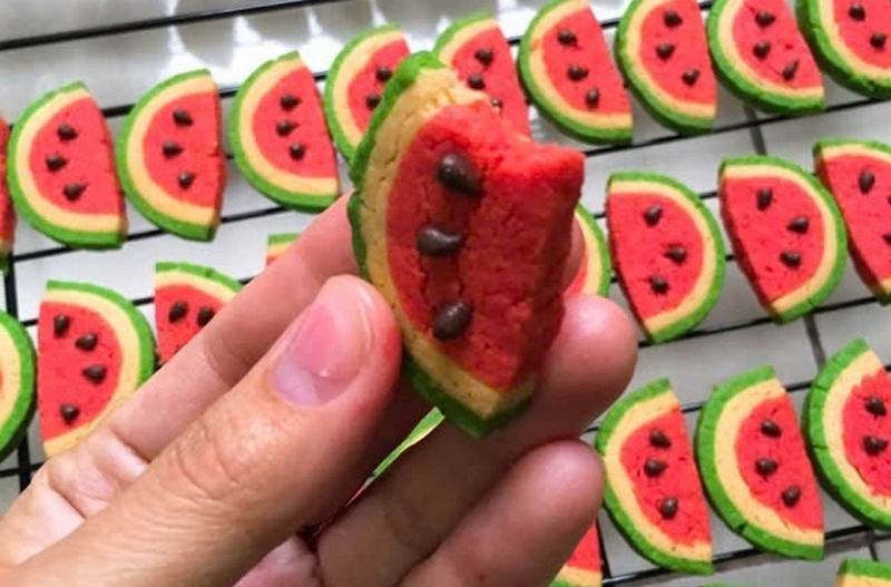 bánh quy bơ hình dưa hấu ảnh 5