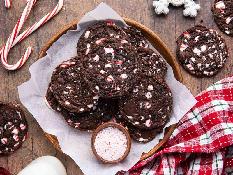bánh quy socola Candy Cane 1
