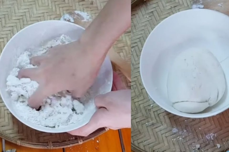 Cách làm bánh bánh rợm nhân thịt