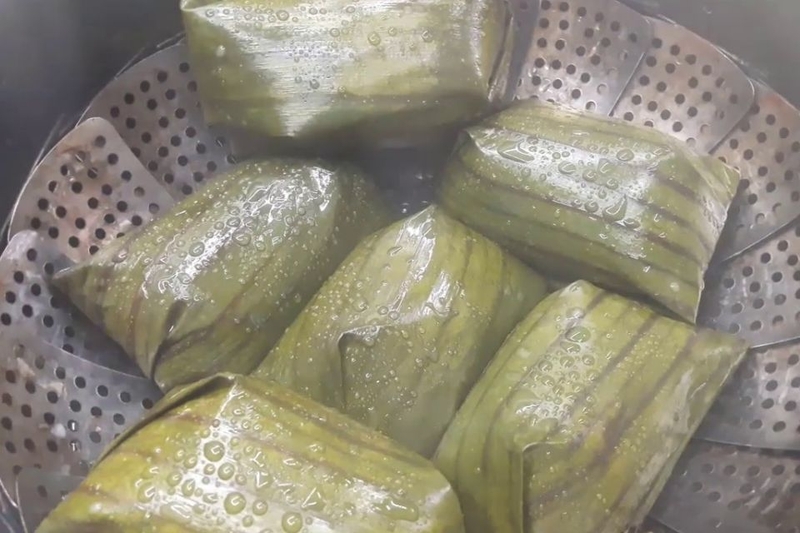 Cách làm bánh bánh rợm nhân thịt