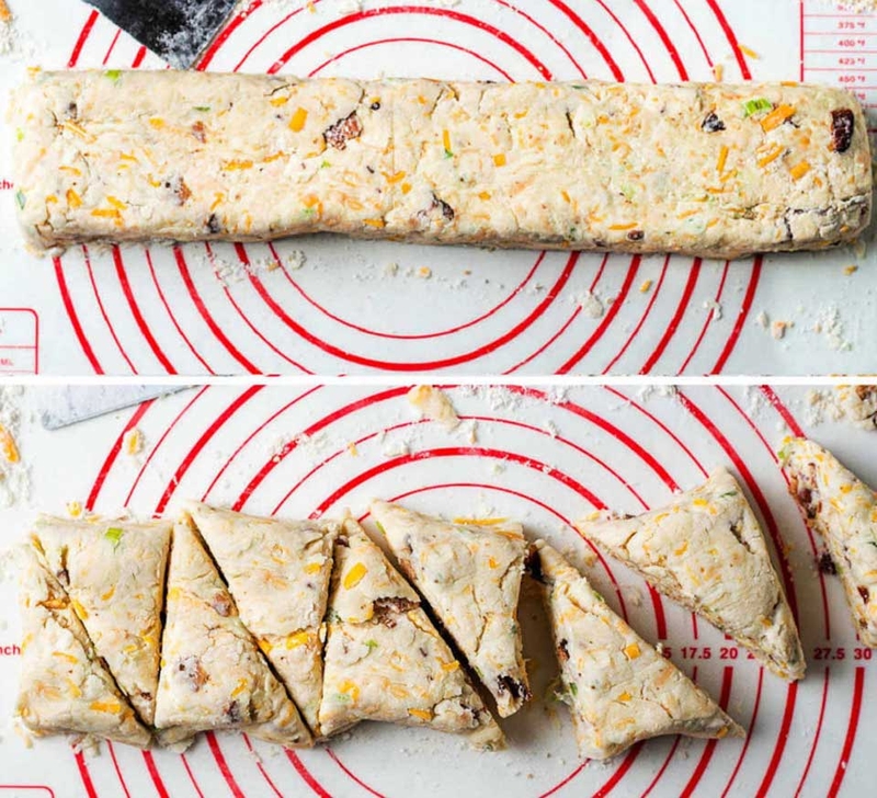 Hướng dẫn làm bánh scone mặn phô mai thịt nguội ngon mê ly