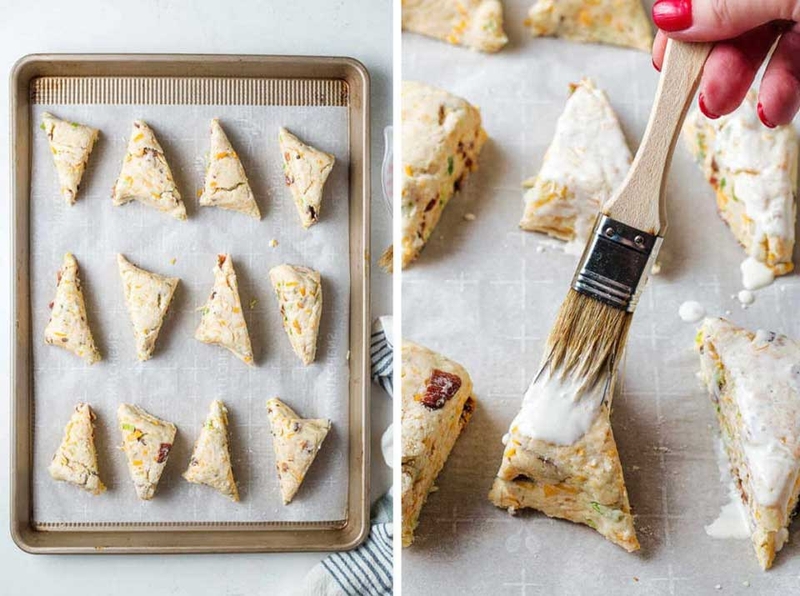 Hướng dẫn làm bánh scone mặn phô mai thịt nguội ngon mê ly