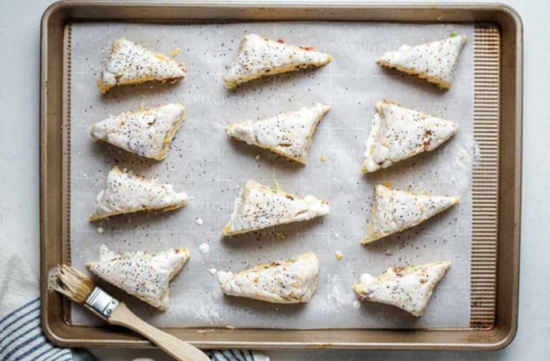 Hướng dẫn làm bánh scone mặn phô mai thịt nguội ngon mê ly