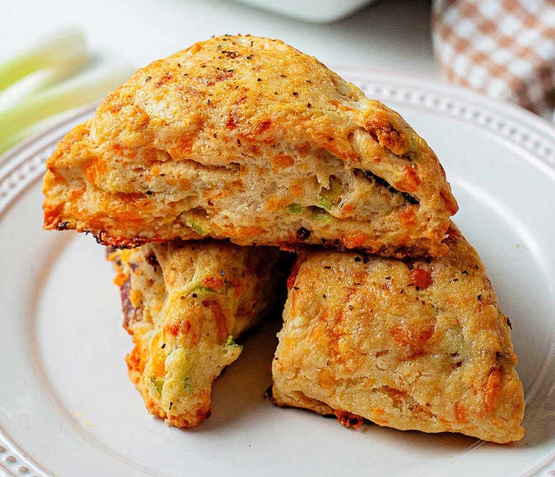 Hướng dẫn làm bánh scone mặn phô mai thịt nguội ngon mê ly