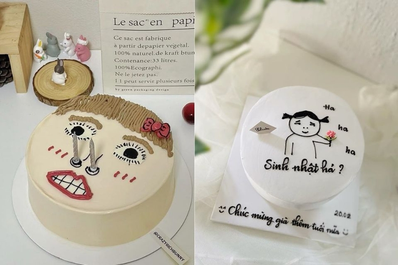 Những mẫu bánh kem hài hước troll bạn thân