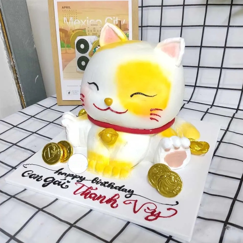 bánh sinh nhật con mèo 6