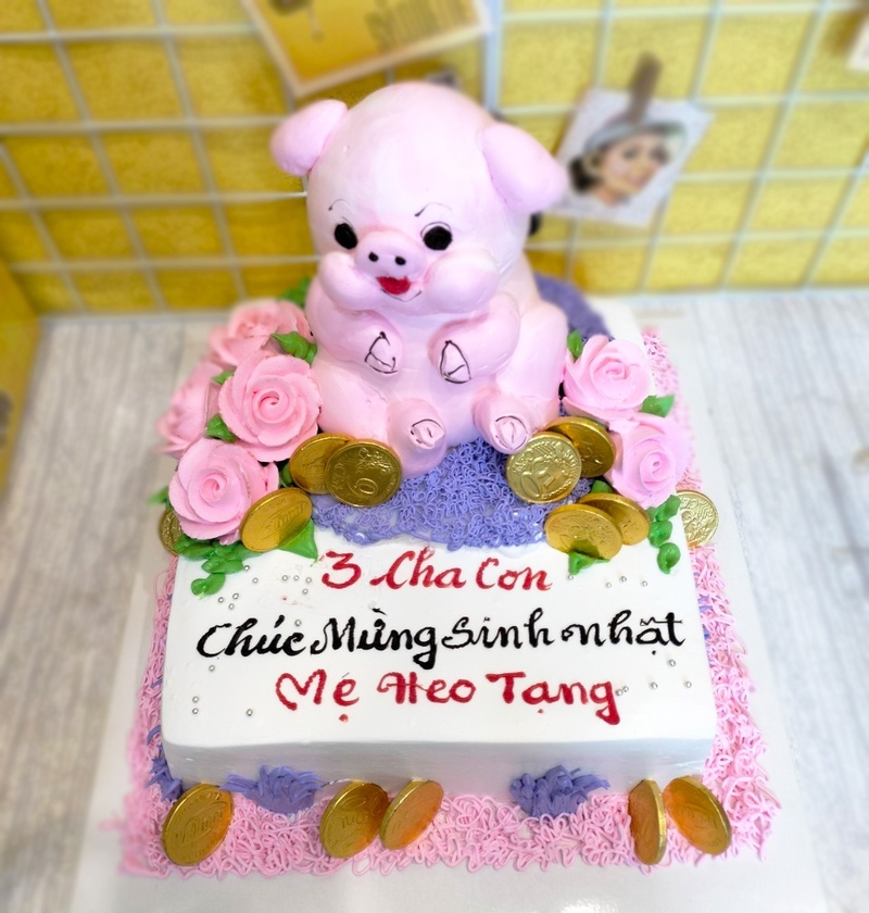 bánh sinh nhật hình con lợn14