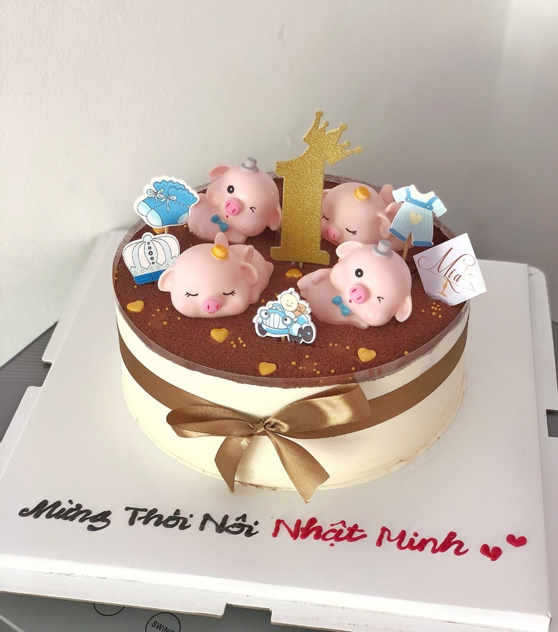 bánh sinh nhật hình con lợn 7