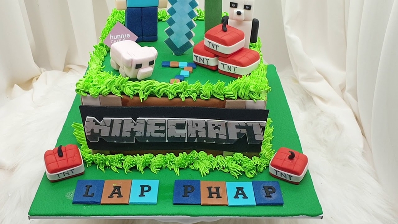 Bánh sinh nhật Minecraft 9