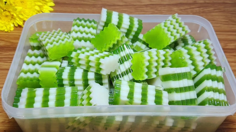 Bánh sinh nhật rau câu đơn giản 9