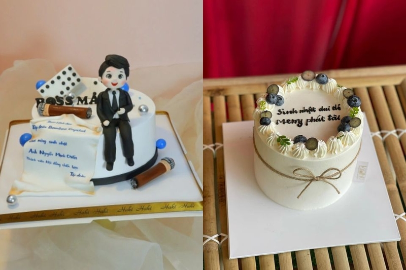 Gợi ý các mẫu bánh sinh nhật sếp nam