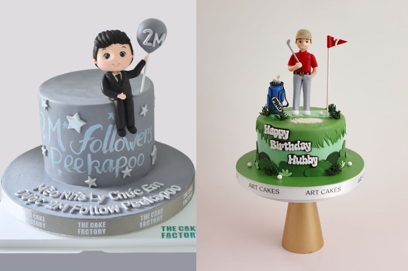 Gợi ý các mẫu bánh sinh nhật sếp nam