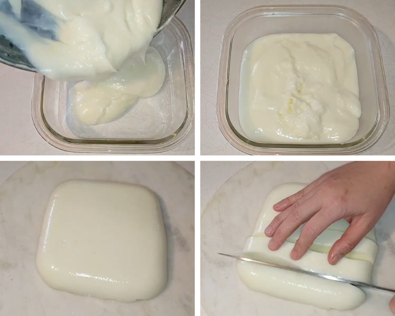 cách làm bánh sữa dừa 8