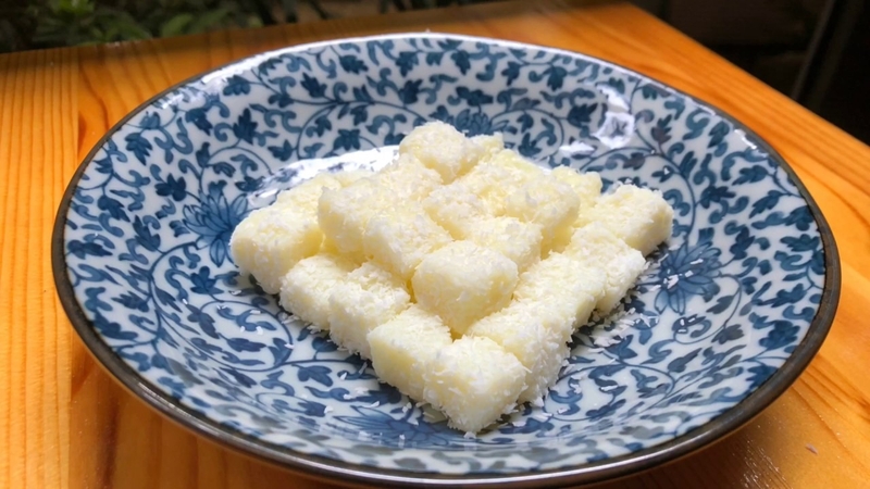 cách làm bánh sữa dừa 4