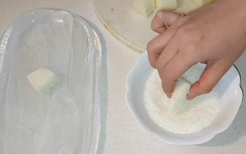 cách làm bánh sữa dừa 14