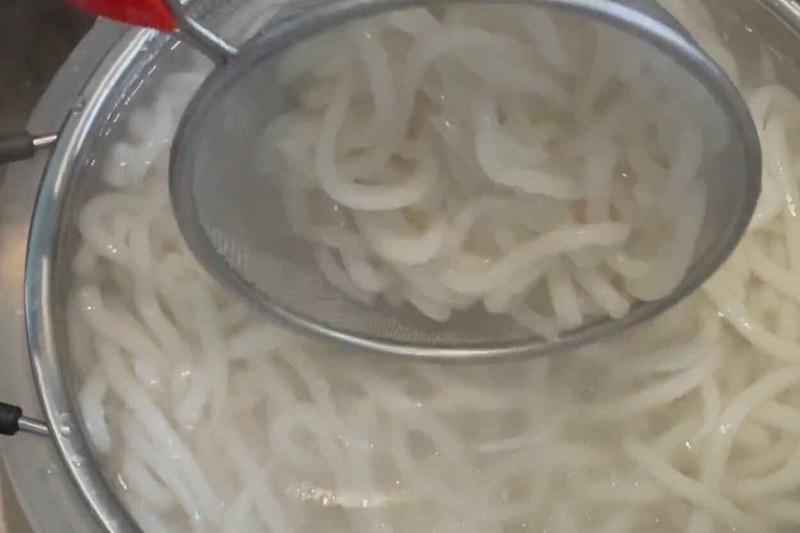 bánh tằm nước cốt dừa chay hình 11
