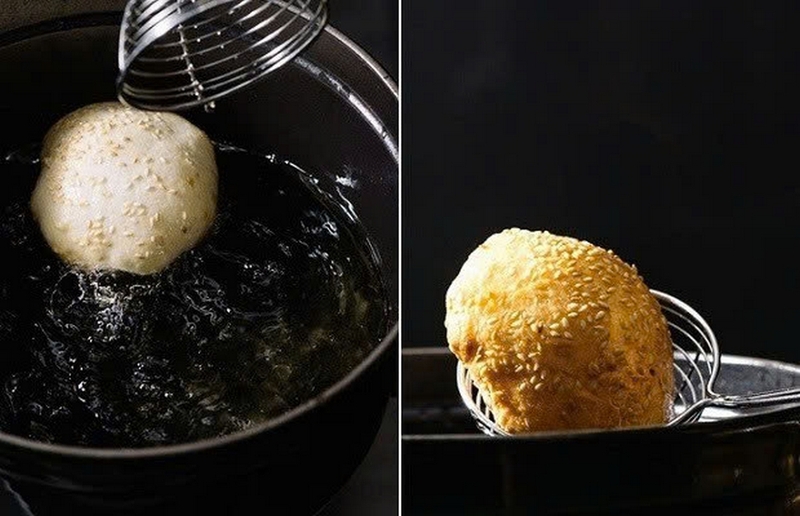bánh tiêu đậu xanh ảnh 5