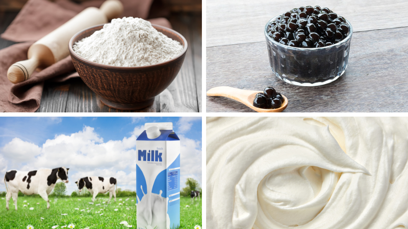 Bánh trà sữa trân châu đường đen 1