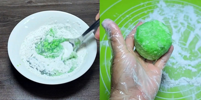 bánh trung thu dẻo lạnh lá dứa sữa nhân sầu riêng hình 7