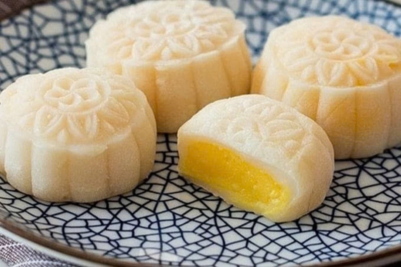 bánh trung thu dẻo nhân bí đỏ ảnh 3