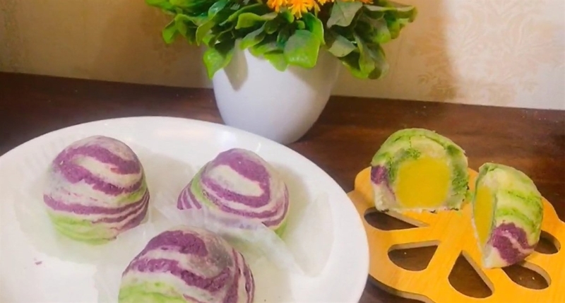 Bánh trung thu ngàn lớp nhân đậu xanh 6