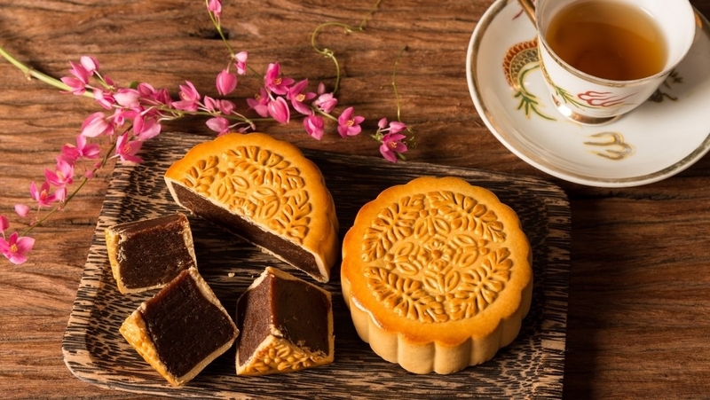 cách làm bánh trung thu nhân đậu đỏ 8
