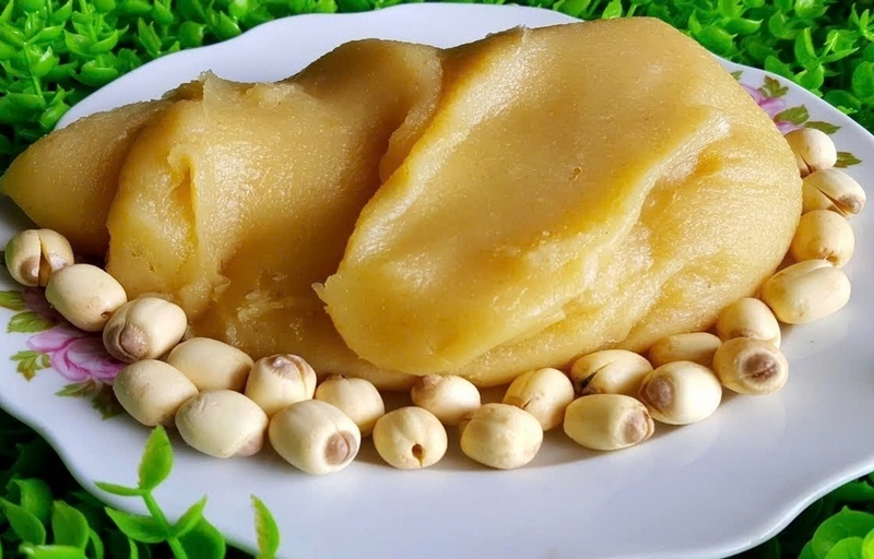 bánh trung thu nướng nhân hạt sen ảnh 4