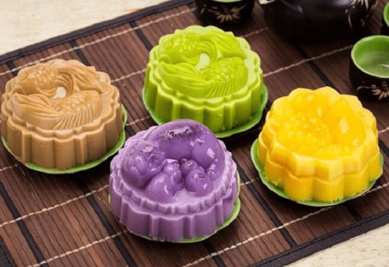 Bánh trung thu rau câu nhân trà xanh 3