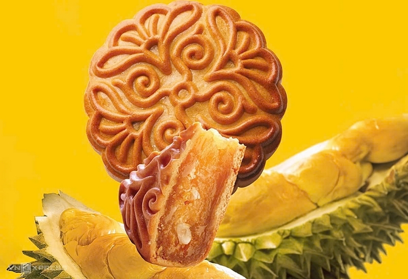 bánh trung thu sầu riêng ảnh 7