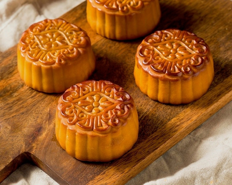 cách làm bánh trung thu trứng muối 19