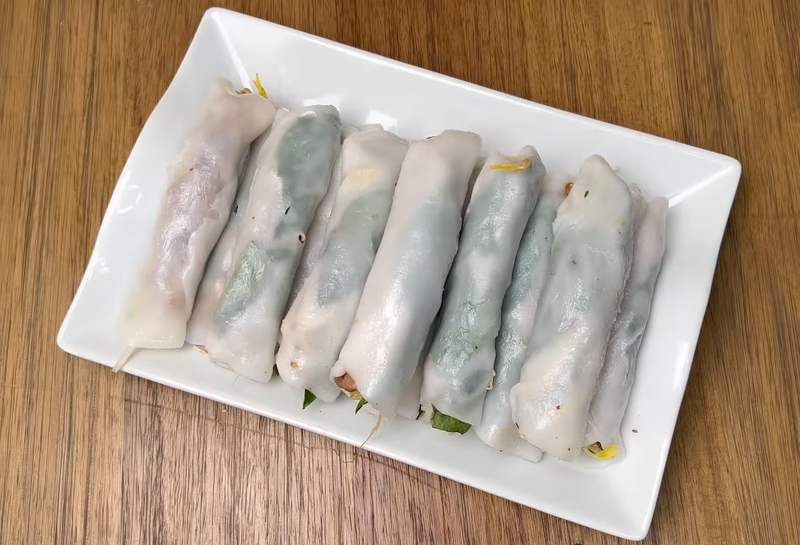 bánh ướt cuốn thịt nướng hình 3